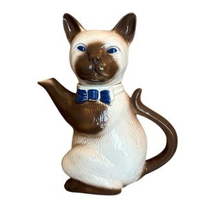 Vintage Tony Woods Siamese Cat Teapot 🫖🐈